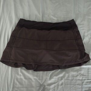 Lululemon Black Athletic Skirt with built in shorts